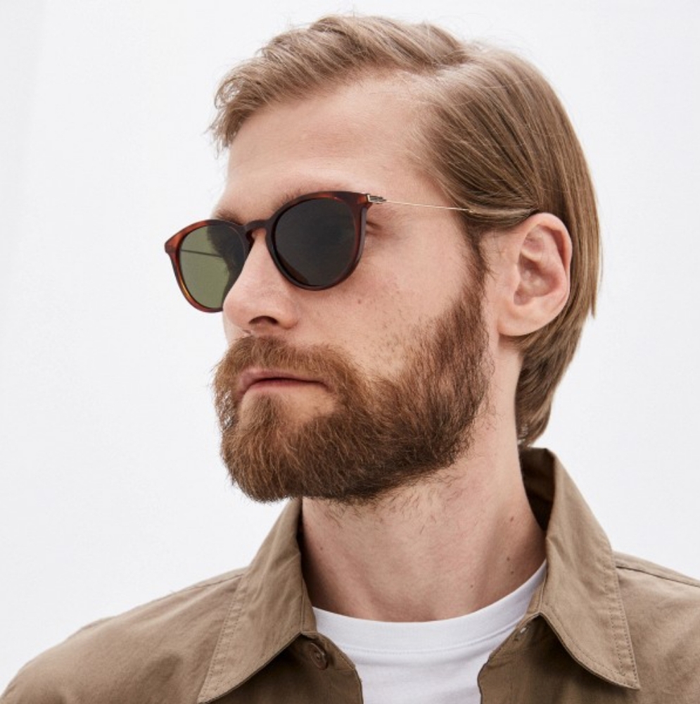💯 original GG1048S002 Round Sunglasses Havana Gold - Picture 12 of 14